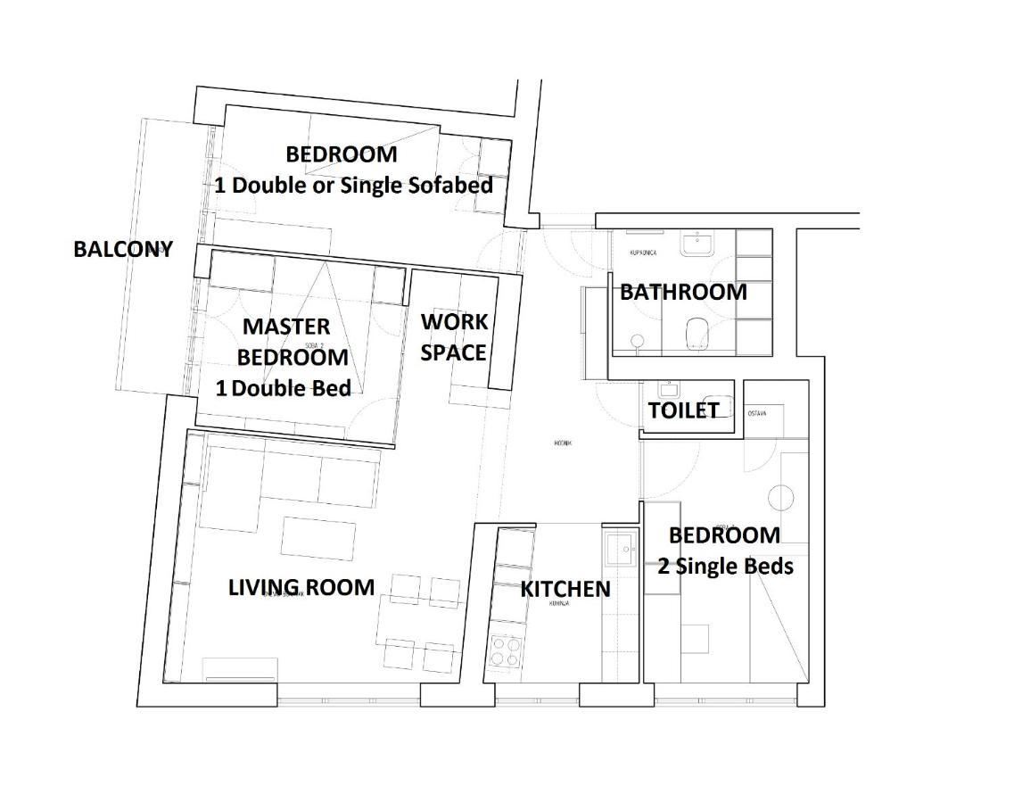 Poet'S Street Apartment Zagreb Luaran gambar